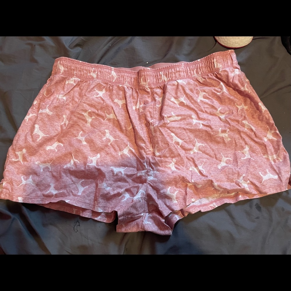 Womens pink boxer shorts